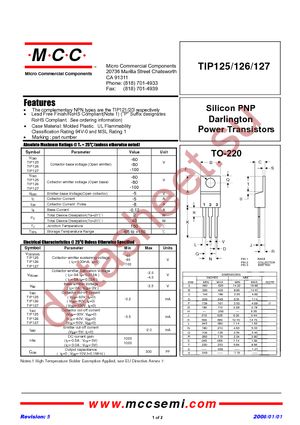 TIP125-BP datasheet  